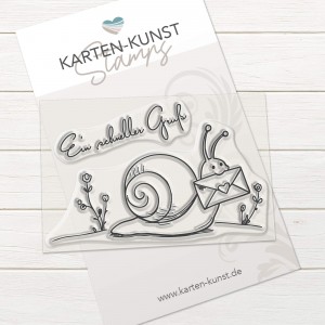 Karten-Kunst Clear Stamps KK-0280 - Ein schneller Gruß 