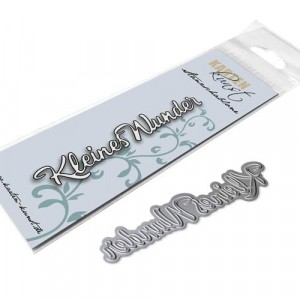 Karten-Kunst Stanzschablone kk-D062 - Kleine Texte Kleines Wunder