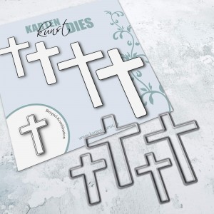 Karten-Kunst Stanzschablone kk-D083 - Kreuze / Crosses