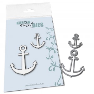 Karten-Kunst Stanzschablone kk-D087 - Anchors / Anker