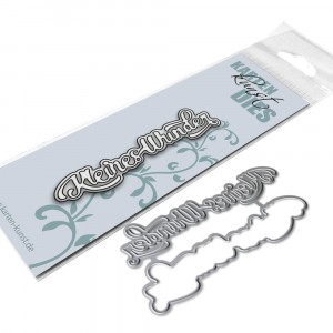Karten-Kunst Stanzschablone kk-D093 - Nyala Script Kleines Wunder 