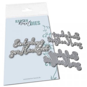 Karten-Kunst Stanzschablone kk-D105 - Elegant Script Einladung zur Hochzeit