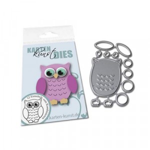 Karten-Kunst Stanzschablone kk-D117 - Mini Owl