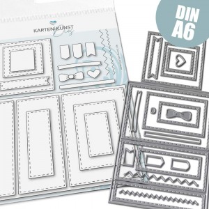 Karten-Kunst Stanzschablone kk-D207 - Card Designer A6