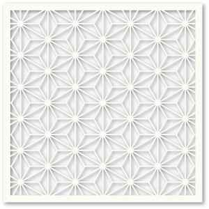 Memory Box Template - Fractal Diamond Stencil