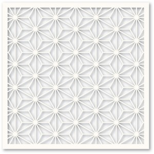 Memory Box Template - Fractal Diamond Stencil