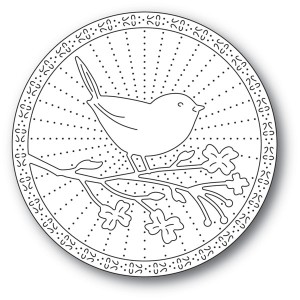 Memory Box Stanzschablone - Perched Bird - 30% RABATT
