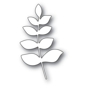 Memory Box Stanzschablone - 94275 Scribble Leafy Branch Background