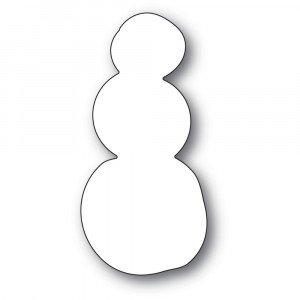 Memory Box Stanzschablone - Scribble Snowman Background - 35% RABATT