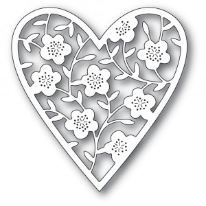 Memory Box Stanzschablone - 94368 Floral Bouquet Heart - 30% RABATT