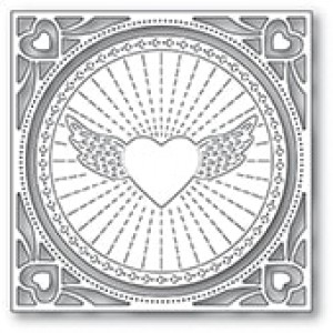 Memory Box Stanzschablone - 94372 Winged Heart Frame 