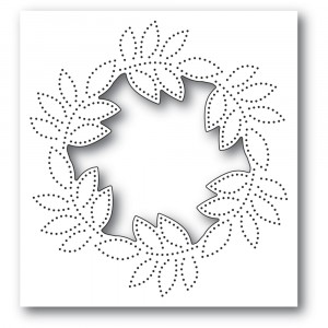 Memory Box Stanzschablone - Pinpoint Leaf Circle Collage - 20% RABATT