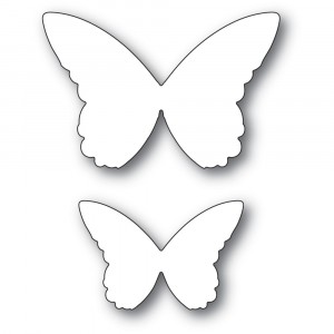 Memory Box Stanzschablone - Gloriosa Butterfly Duo Background - 20% RABATT