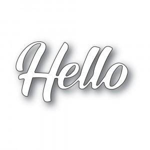 Memory Box Stanzschablone - Hello Banner Script