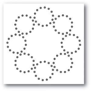 Memory Box Stanzschablone - Stitched Circle Wreath - 25% RABATT