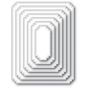 Memory Box Stanzschablone - Matinee Rectangle Layers