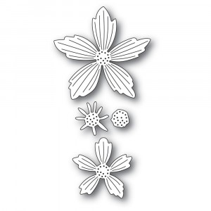 Memory Box Stanzschablone - 94474 Layered Fresh Flowers