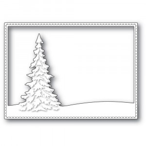 Memory Box Stanzschablone - 94480 Single Pine Landscape Frame