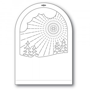 Memory Box Stanzschablone - 94493 Radiant Snowglobe