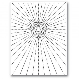 Memory Box Stanzschablone - 94514 Pinpoint Burst Plate