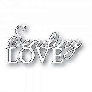 Memory Box Stanzschablone - 94543 Sending Love Posh Script