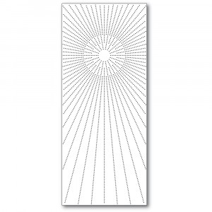 Memory Box Stanzschablone - 94557 Slim Pinpoint Burst Plate 
