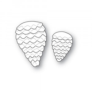 Memory Box Stanzschablone - 94595 Smooth Pine Cone 