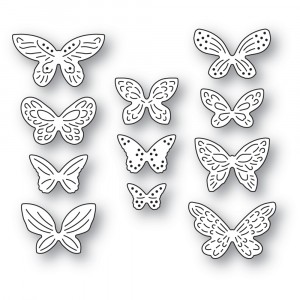 Memory Box Stanzschablone - Intricate Mini Butterflies