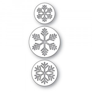 Memory Box Stanzschablone - 94681 Feathery Snowflake Discs