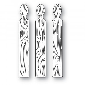Memory Box Stanzschablone - 94703 Woodgrain Fence Pickets