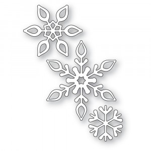 Memory Box Stanzschablone - 94705 Celeste Snowflake Trio