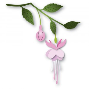 Memory Box Stanzschablone - 94787 Dainty Fuchsia Stem