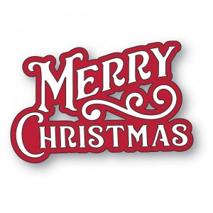 Memory Box Stanzschablone - 94803 Merry Christmas Swirl