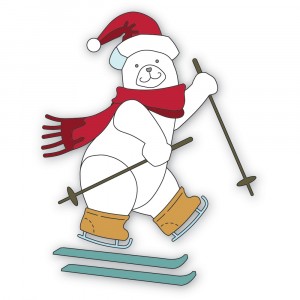 Memory Box Stanzschablone - 94819 Wintertime Bear