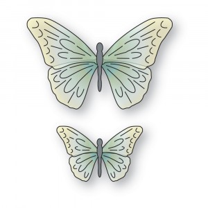 Memory Box Stanzschablone - 94836 Silver Moon Butterflies
