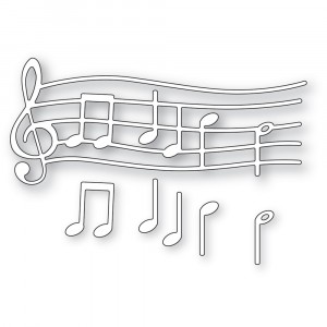Memory Box Stanzschablone - 94851 Happy Birthday Sheet Music