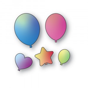 Memory Box Stanzschablone - 94860 Celebration Balloons