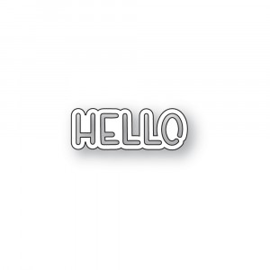Memory Box Stanzschablone - 94868 Hello Marker Script