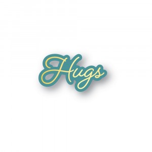 Memory Box Hot Foil Plate - MBF008 Posh Hugs (inkl. Stanzschablone) - 20% RABATT