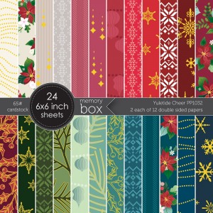 Memory Box Paper Pack 6 x 6 - PP1032 Yuletide Cheer 