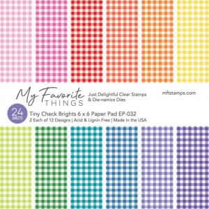 My Favorite Things Paper Pack 6x6 - Tiny Check Brights