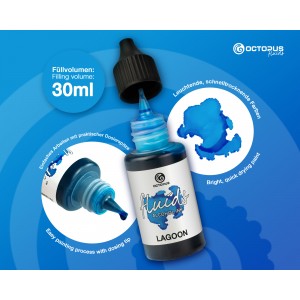 Octopus Fluids Alcohol Ink 30ml - Lagoon