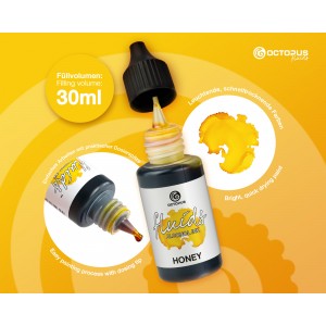 Octopus Fluids Alcohol Ink 30ml - Honey