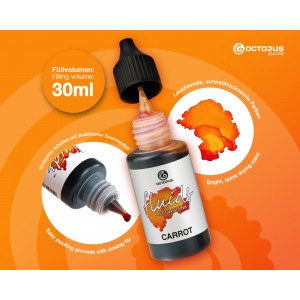 Octopus Fluids Alcohol Ink 30ml - Carrot