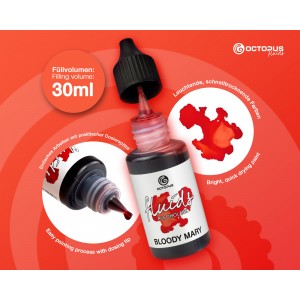 Octopus Fluids Alcohol Ink 30ml - Bloody Mary