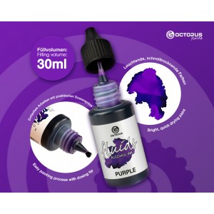 Octopus Fluids Alcohol Ink 30ml - Purple