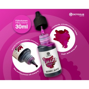 Octopus Fluids Alcohol Ink 30ml - Berry Juice