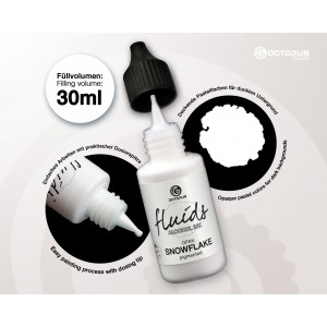 Octopus Fluids Alcohol Ink 30ml - Opak Snowflake
