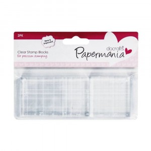 Acrylblock-Set - 4,4 x 7,6 cm und 4,4 x 4,4 cm mit Raster