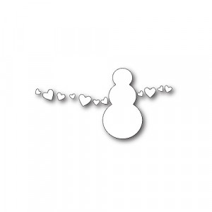 Poppy Stamps Stanzschablone - Snowman Love 